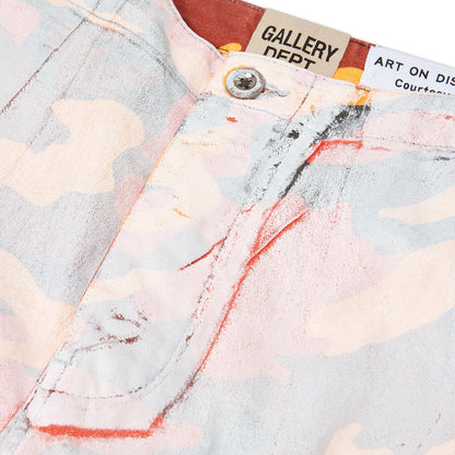 GALLERY DEPT CAMO CUT OFF SHORTS