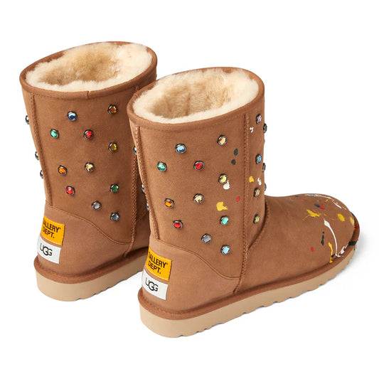 UGG GALLERY DEPT CLASSIC SHORT CHESTNUT SUEDE