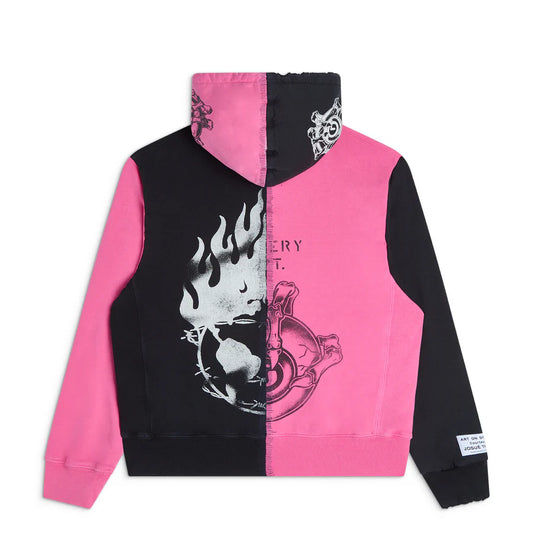 RETOUCHE TWO FACED HOODIE