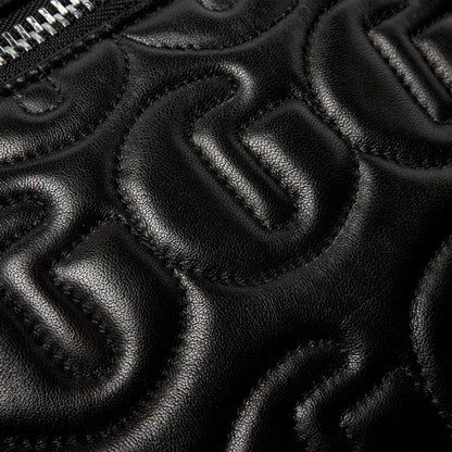 STUDDED LEATHER TRAVEL SACK
