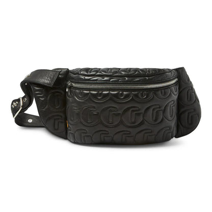 STUDDED LEATHER TRAVEL SACK